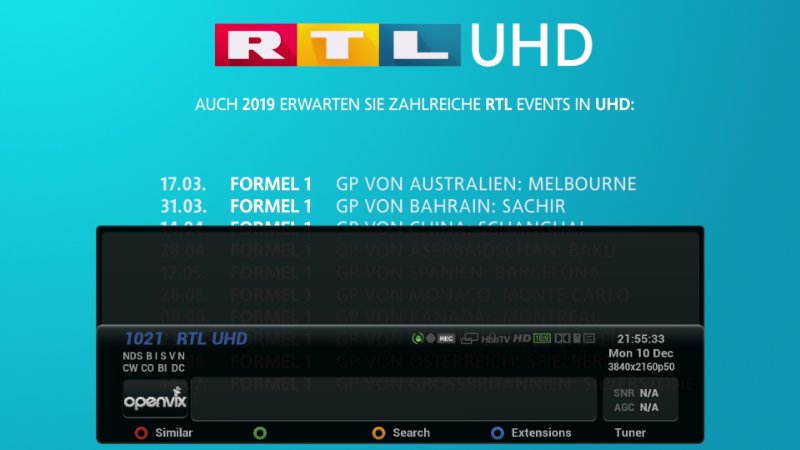 RTL UHD IPTV