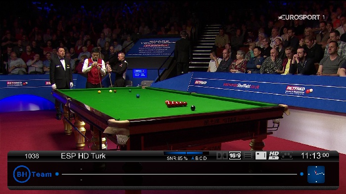 Eurosport turk HD 13 east<br />11278V 27500 3/4