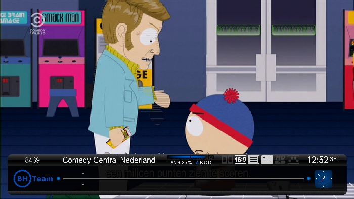 Comedy central netherland 19east<br />11973V 27500 3/4