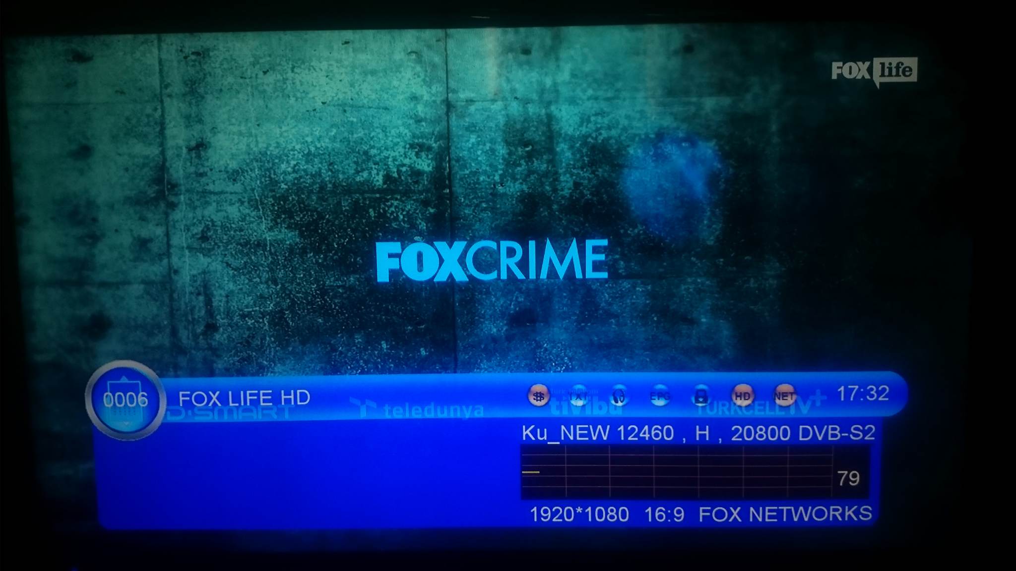Fox Life HD<br />Turksat 42E