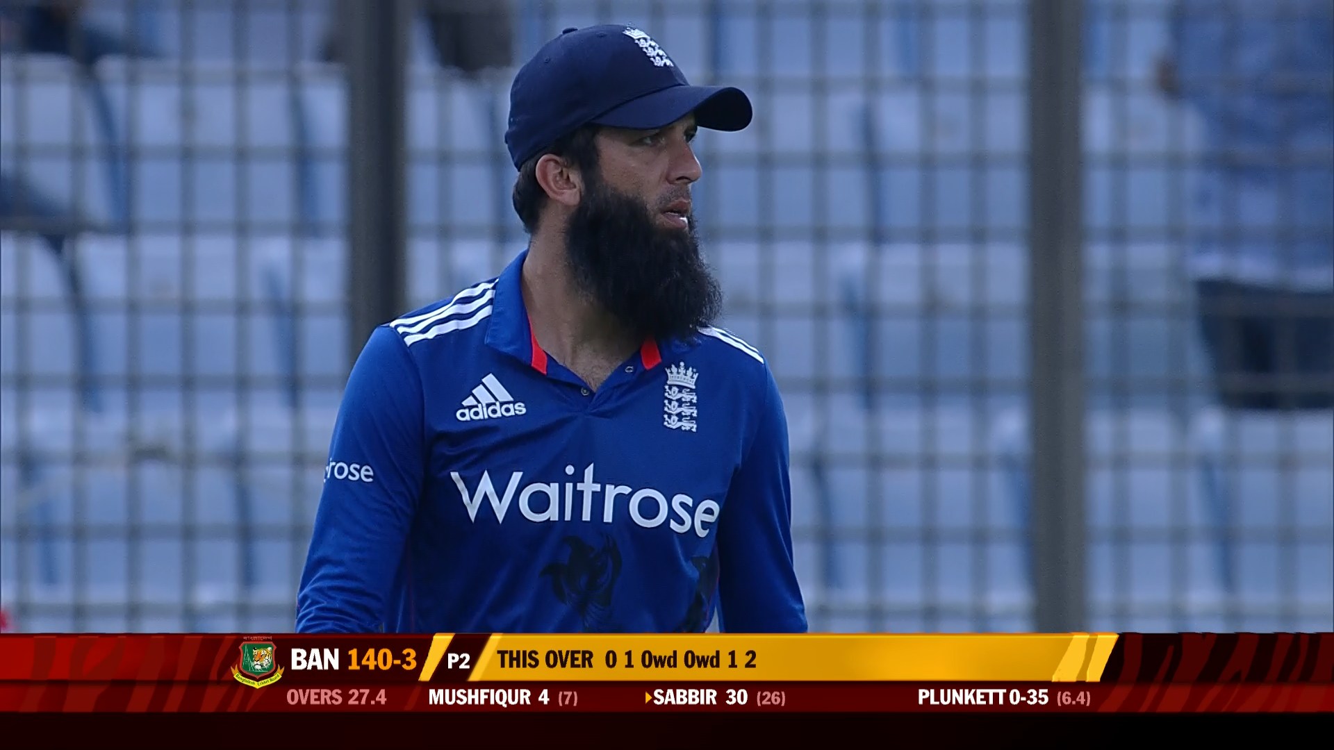 England Vs Bangladesh<br />Intelsat 20 68.5E<br />TP - 3791 H 7200