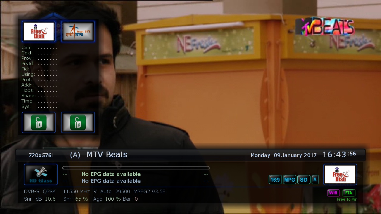 MTV Beats, 93.5E, 11550 V