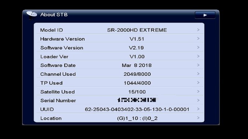 March 08 2018<br />HV V1.51 <br />SV V2.19 <br />LV V1.00