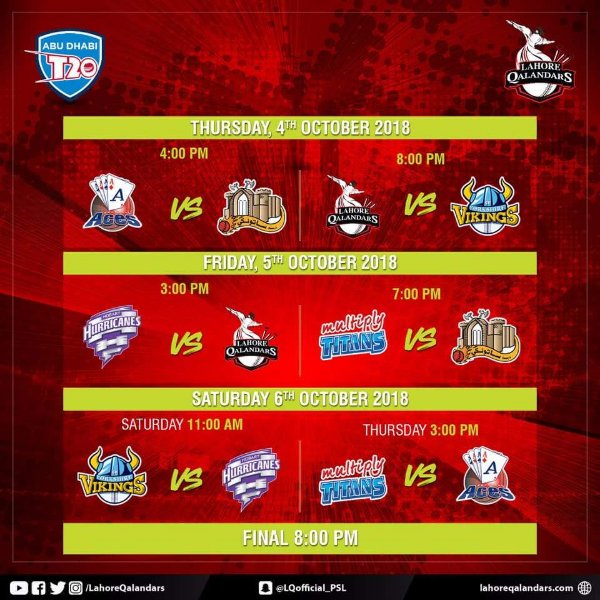 Abu Dhabi T20 League - Golden Multimedia Forum