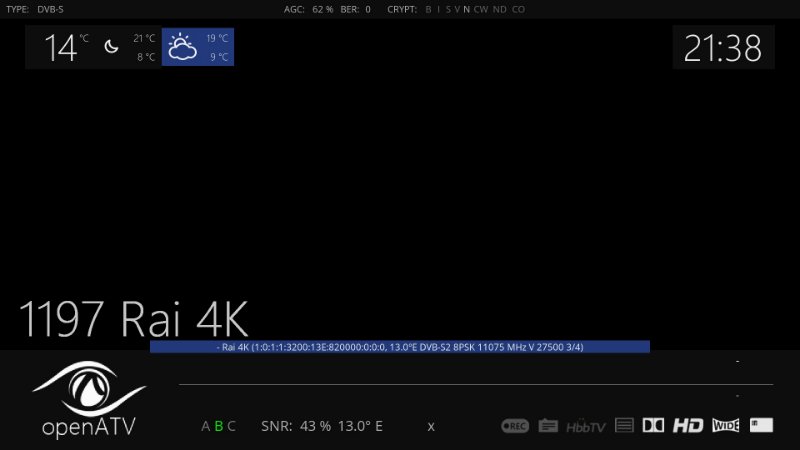 Does RAI 4k have English Audio option?