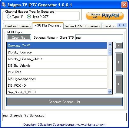 DM/VU) - How to import iptv list to .m3u, copy to Dreambox - Golden  Multimedia Forum