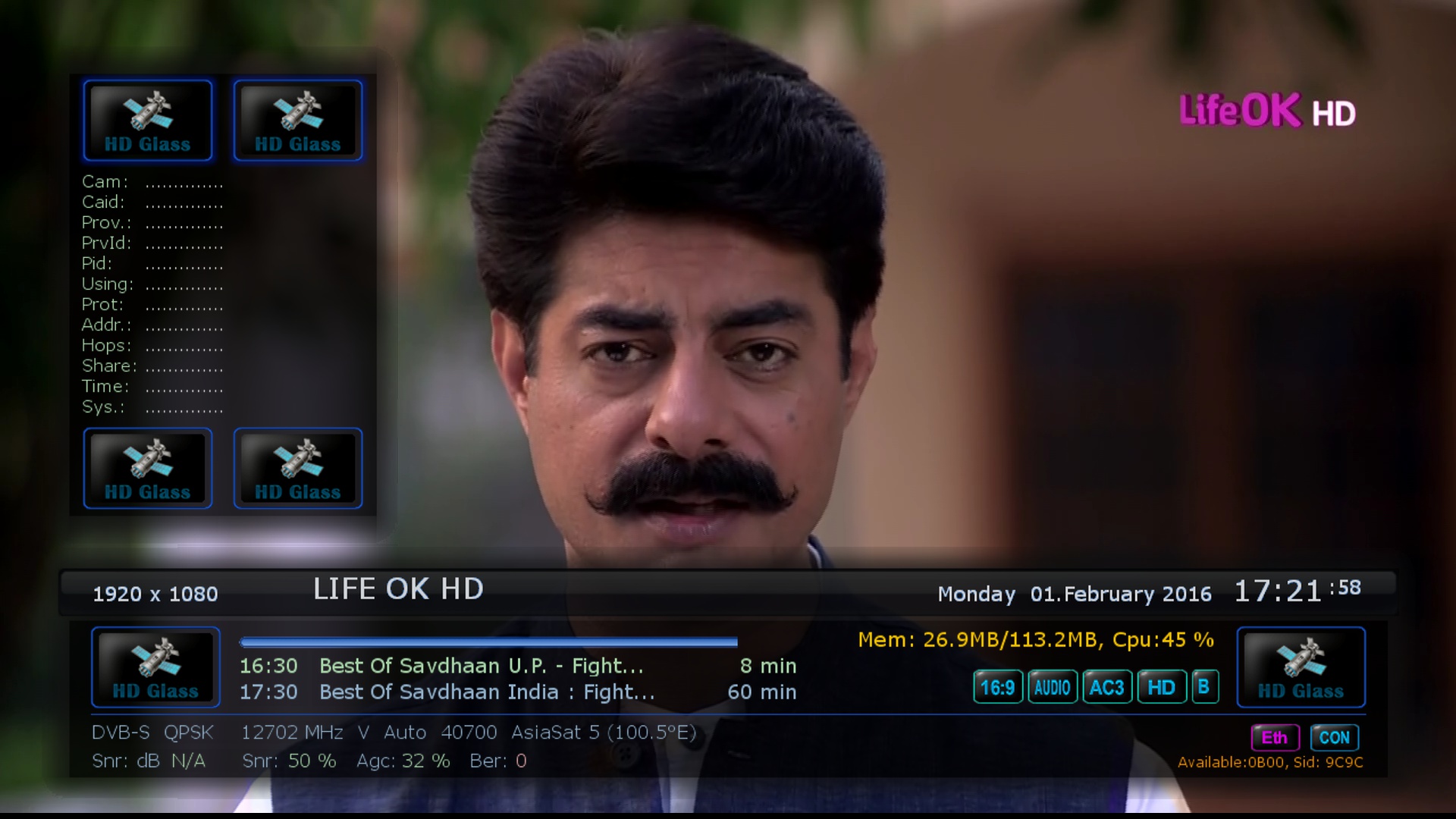 12702 v 40700 asiasat 5 ,100.5'E <br /><br />           F T A  .