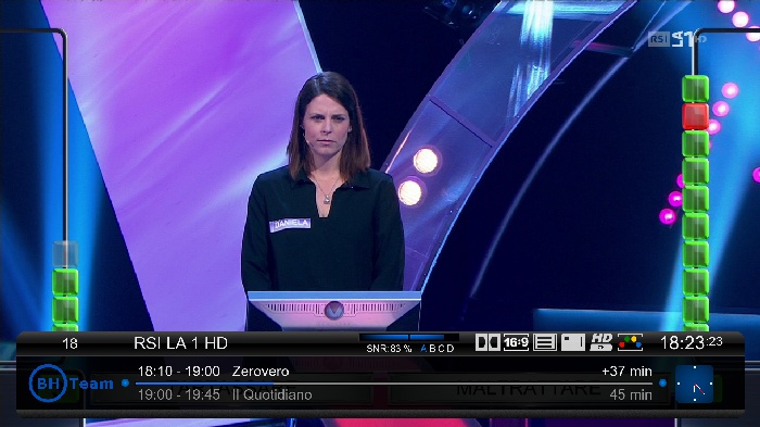 RSI LA 1 HD hotbird 13East<br />11525H 27500 3/4