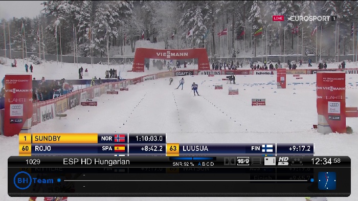 EuroSport HD hotbird 13E<br />11278V 27500 3/4