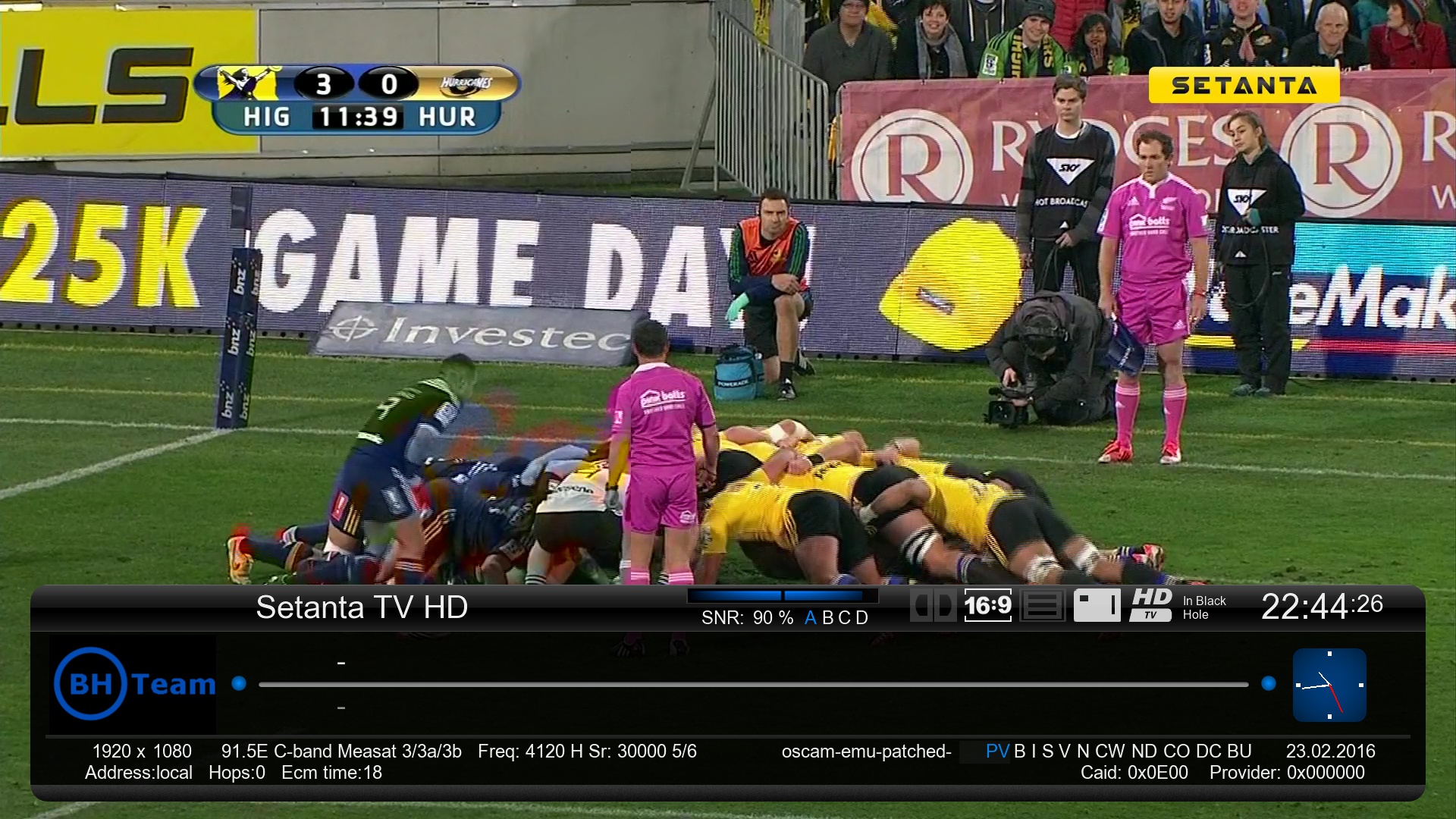 4120 h 30000 measat 91 east setanta tv hd