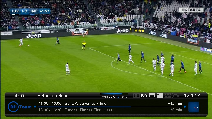 Setanta sports 28East<br />11170H 22000 2/3